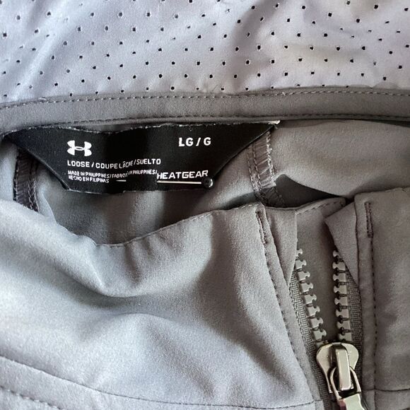 Mens Under Armour large 2 piece running, track, outdoor, warm up suit. 0612 - Picture 13 of 13